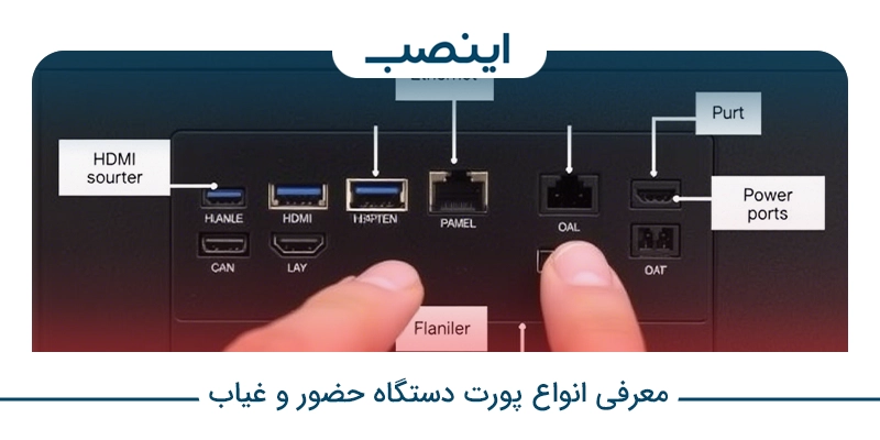 معرفی انواع پورت دستگاه حضور و غیاب