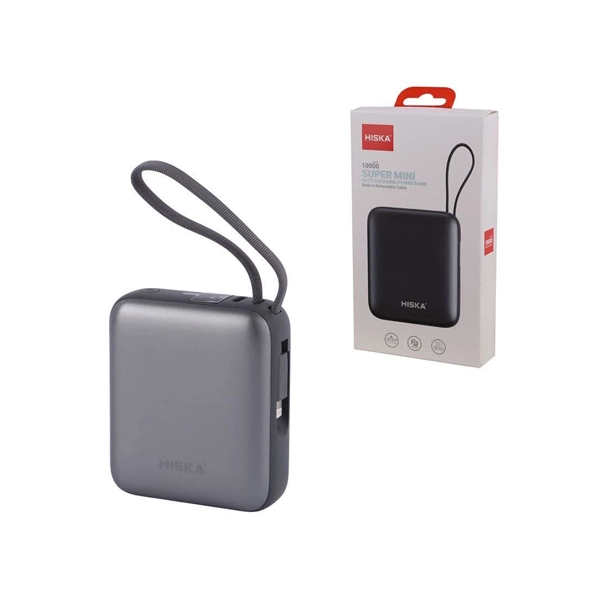 پاور بانک فست شارژ هیسکا H131PD QC3.0 PD 22.5W P-ظرفیت 10000 میلی آمپر ساعت