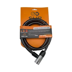 قفل موتور سیکلت کابلی 15 سر استیل