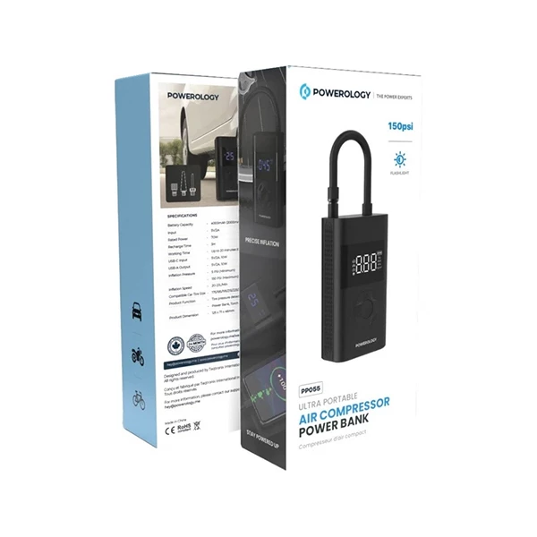 جعبهی پمپ باد شارژی پاورولوژی مدل PP055