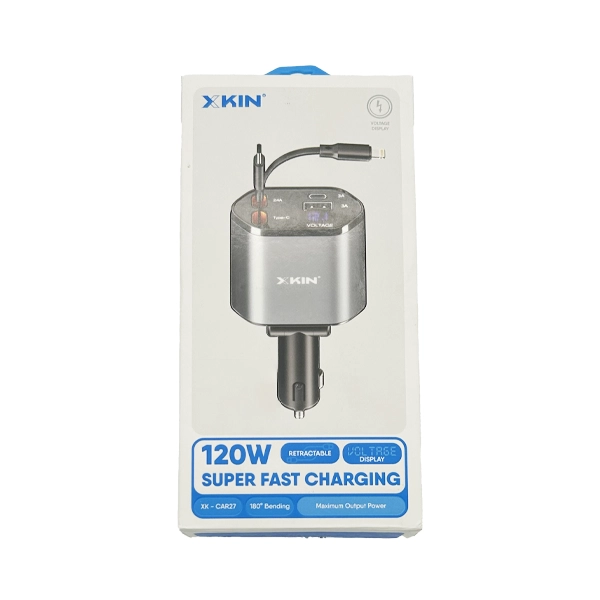 جعبهی شارژر فندکی 120 وات ایکس کین مدل XK-CAR27