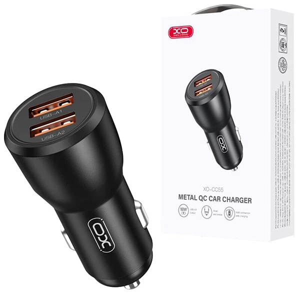 جعبهی شارژر فندکی 18 وات ایکس او مدل XO-CC55