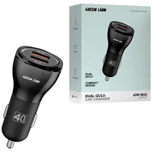 خرید شارژر فندکی 40 وات گرین لاین مدل GL-CC9