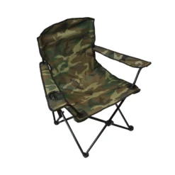 صندلی کمپینگ مدل چریکی دارای جای لیوان.
