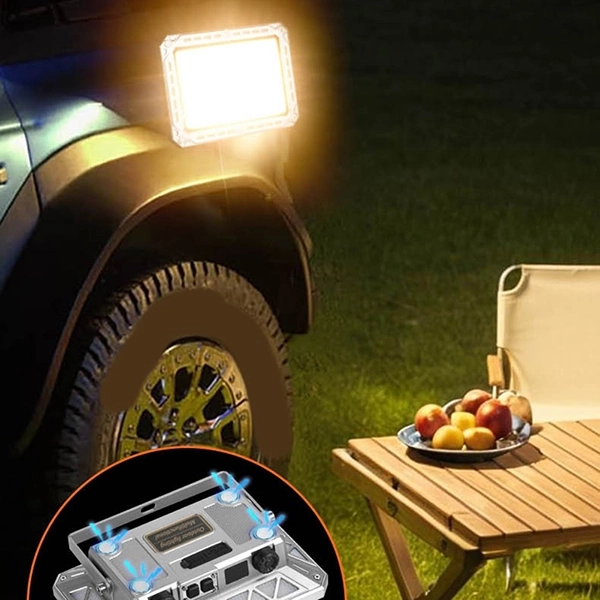 طیف زردپروژکتور و چراغ شارژی چندکاره فیلتر‌دار مدل W8138-5