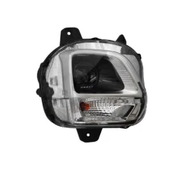 چراغ جلو راست پایین خودرو امویام X22 Pro از نمای جلویی به رنگ پلاستیک شفاف